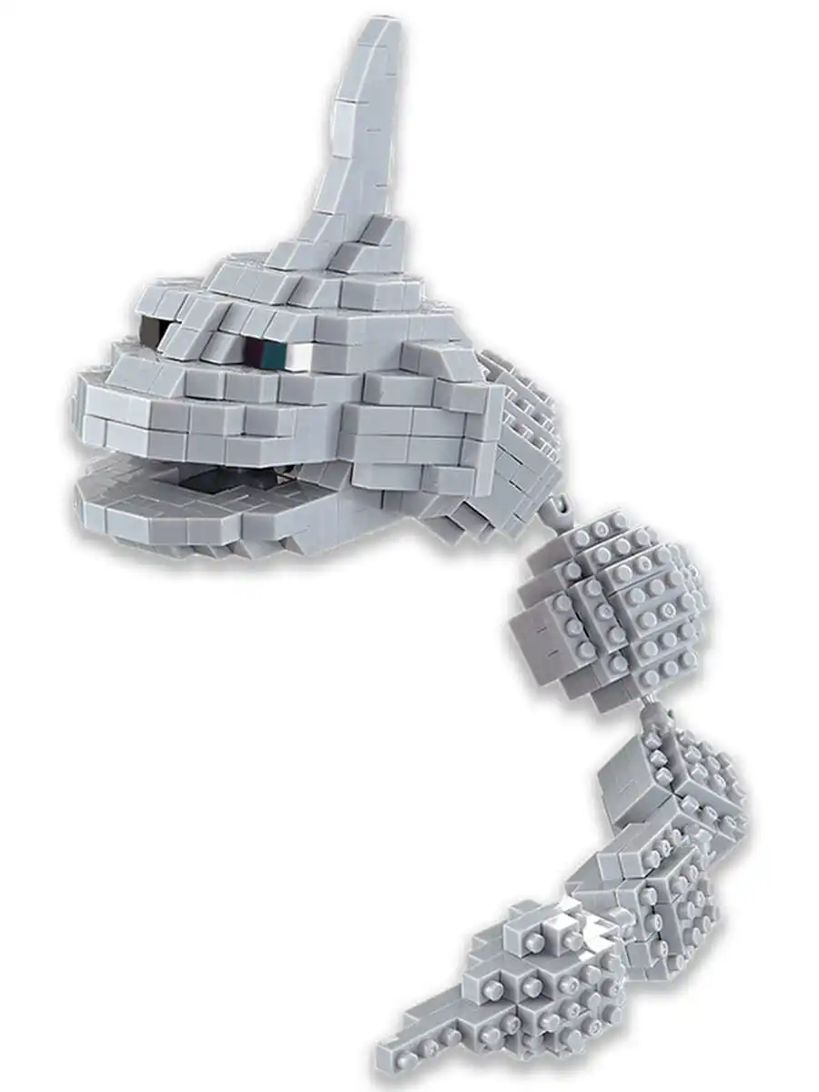 Дизайнерский LNO Pokemon Оникс 368 деталей № 277 серия подарочных кирпичиков мини блоки соединяющиеся on.