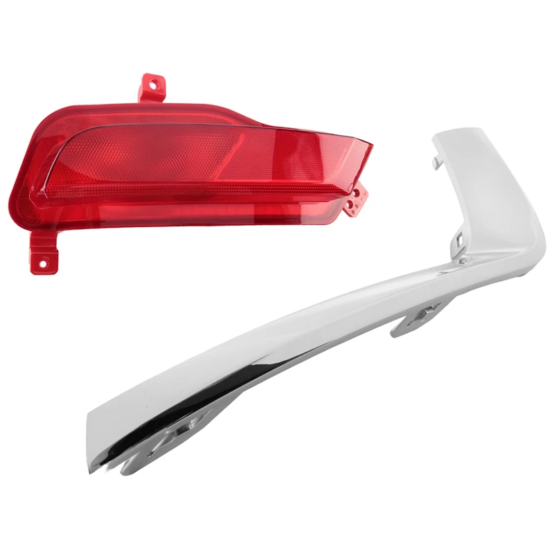 

Автомобильный задний бампер, противотуманный фонарь для парковки, задние фонари с хромированной полосой для MG ZS 2017 2018 2019