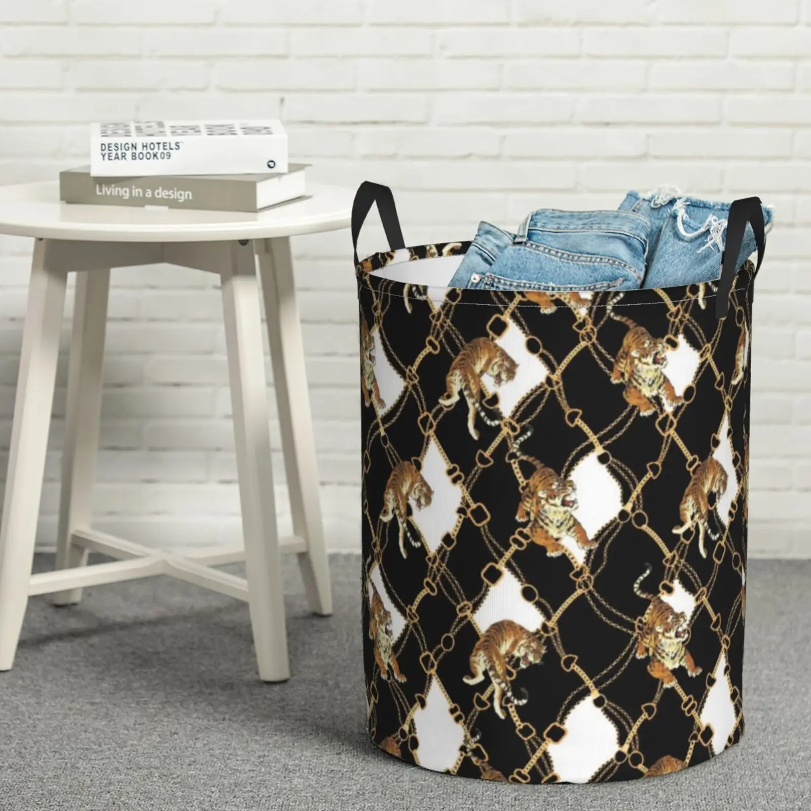 

Роскошная складная корзина для белья с Львом, корзина для грязной одежды большой емкости