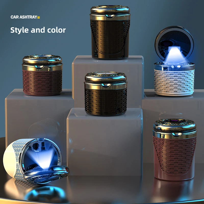 Автомобильная портативная пепельница с планкой из искусственного сплава для Lexus