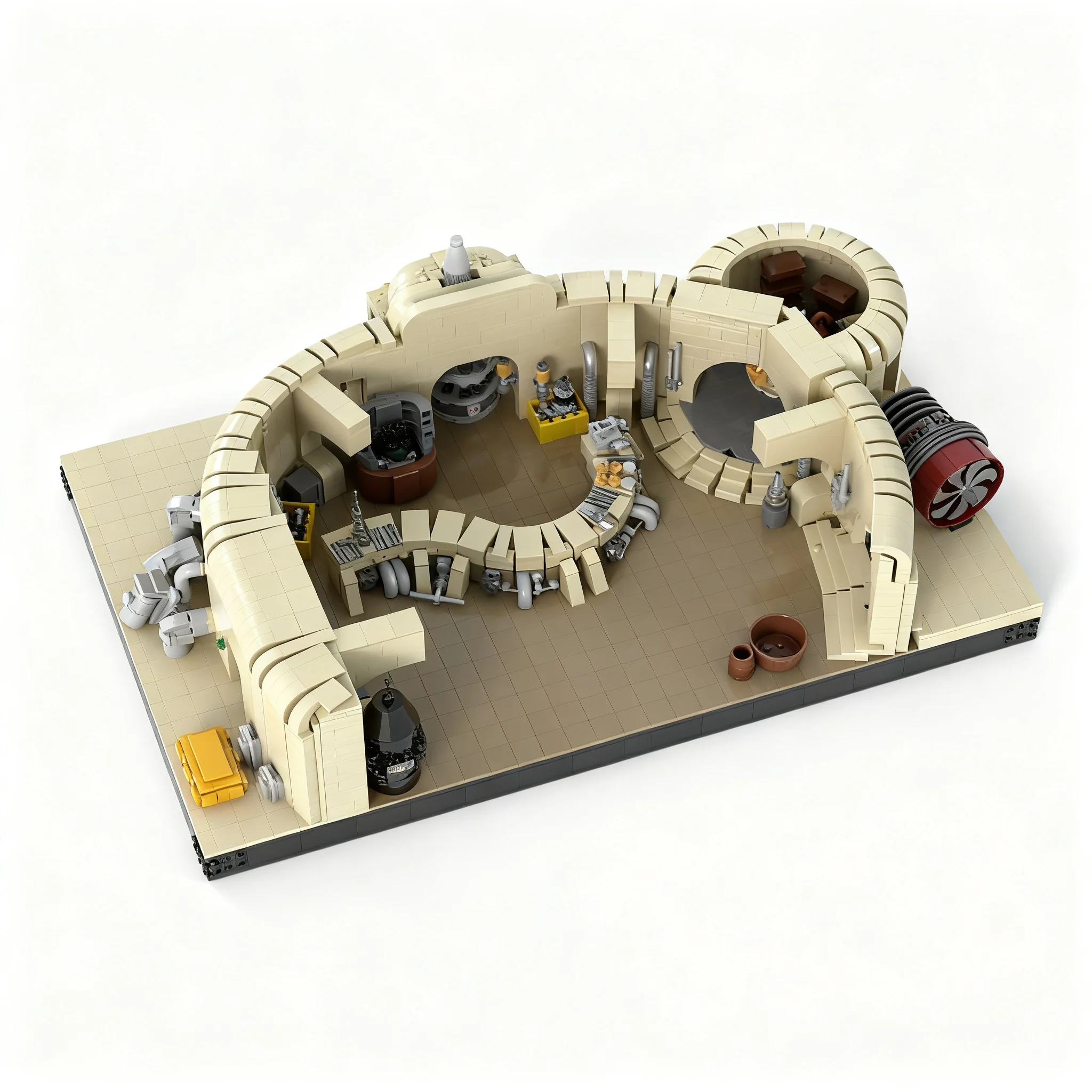 4111 деталей MOC: Диорама «Макет макета» Уотто С. (Watto's Junkyard) — модель звездной битвы, конструктор, архитектурные игрушки, подарки на день рождения, набор для сборки своими руками, идея для творчества, кирпичики (art.: 3920dc754298a) - 3920dc754298a