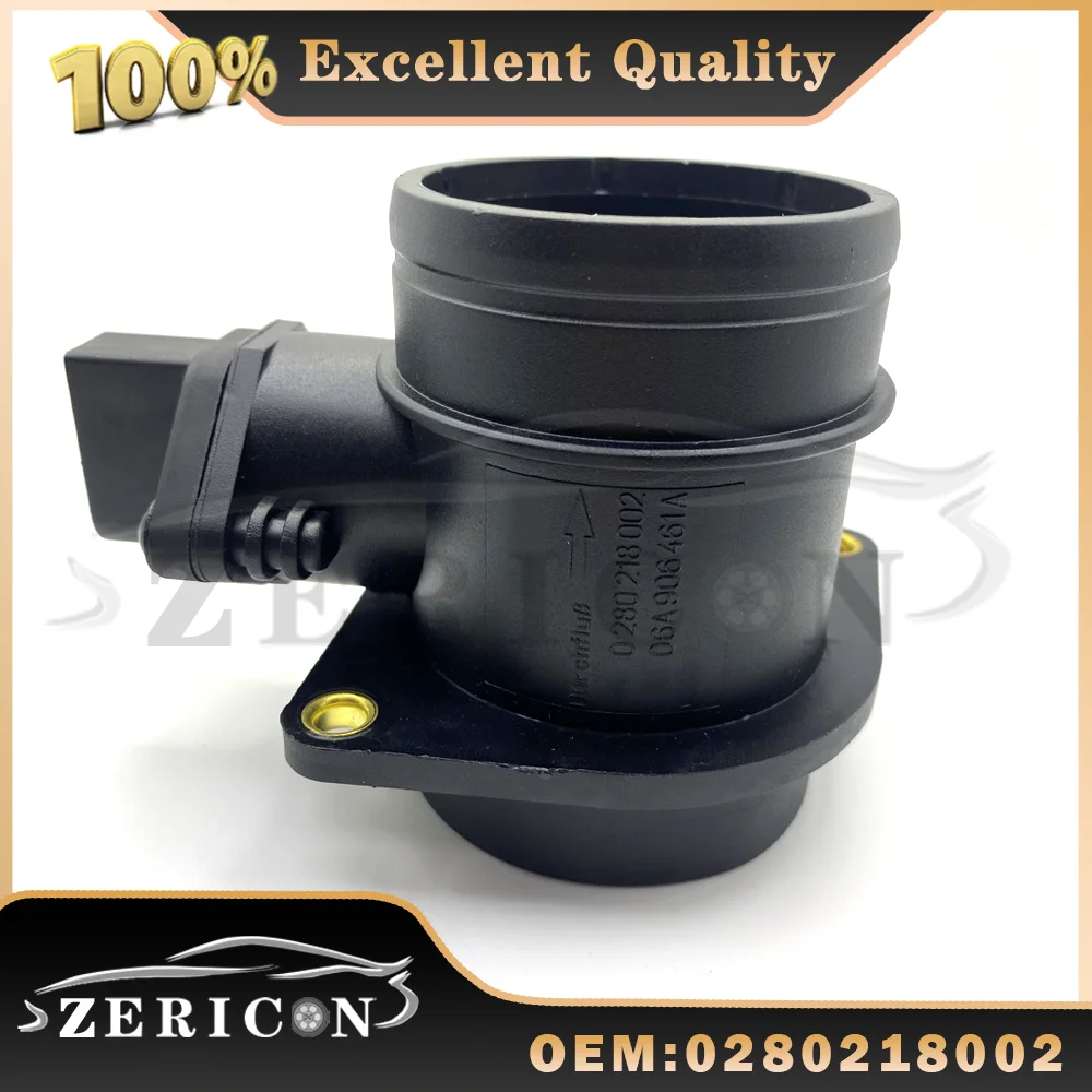

1 датчик массового расхода воздуха 0280218002 MAF для VW Bora Golf, Lupo Beetle Audi A3 Seat Leon Toledo Skoda Octavia 06A906461A 0986280205