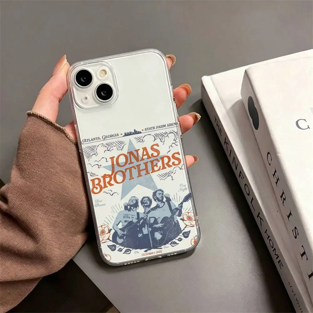 Чехол для телефона J-Jonas B-Brothers для iPhone 17, 16, 15, 14, 13, 12, 11 Plus, Pro Max, мягкий прозрачный чехол (art.: 3920dc35950a0) - 3920dc35950a0