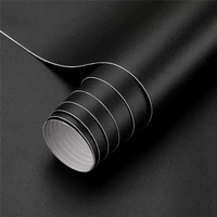 matte black vinyl self adhesive contact paper drawer peel stick removable contact paper decoration modern wallpaper papel pared