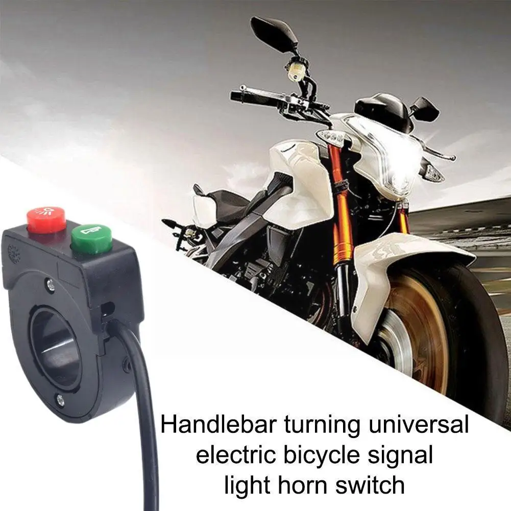 

Electric Scooter Switch Button Headlight Horn Turn Signal Switch Switch 2 In 1 Universal Accessories For Electric Scooter I X6f4