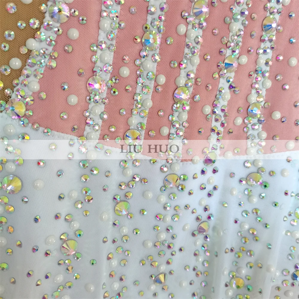 LIUHUO трико для ритмической гимнастики индивидуальный костюм взрослых женщин