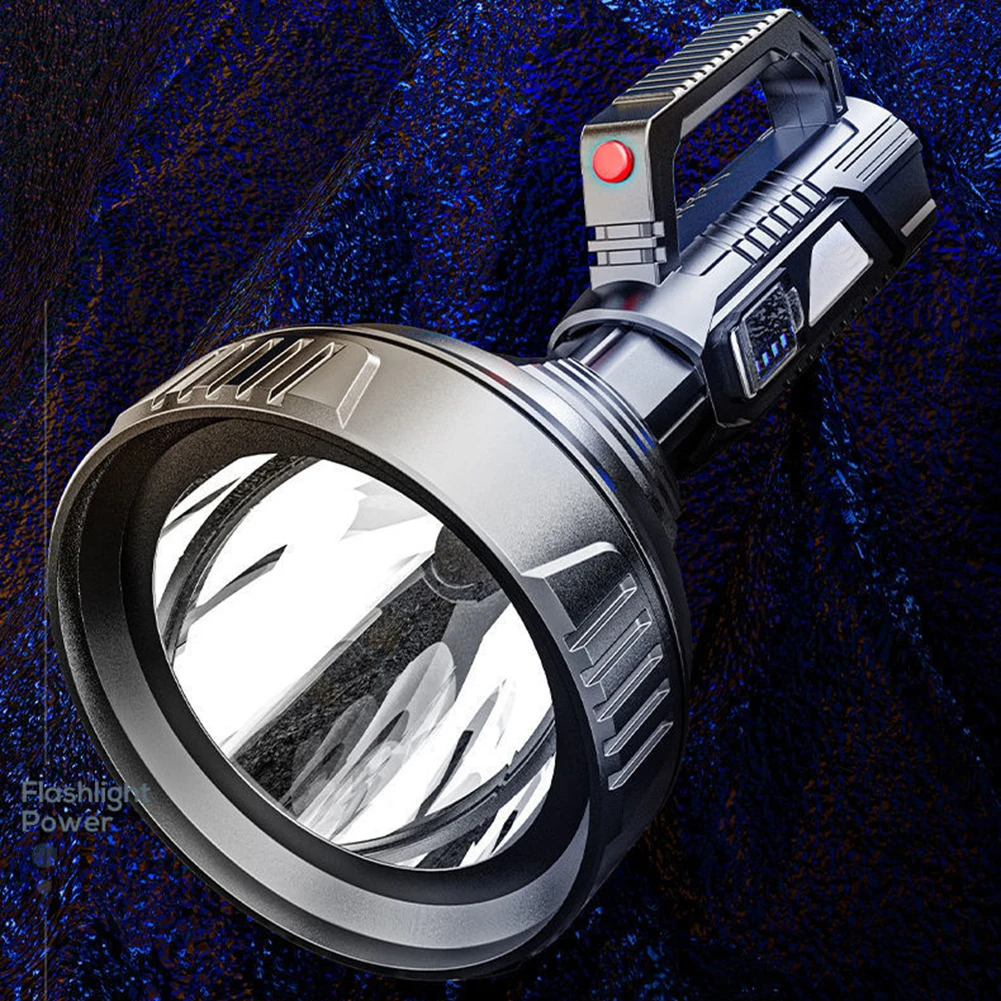 

LED Super Bright Flashlight Multi-Function USB Rechargeable Searchlight Outdoor Waterproof Emergency Work Light