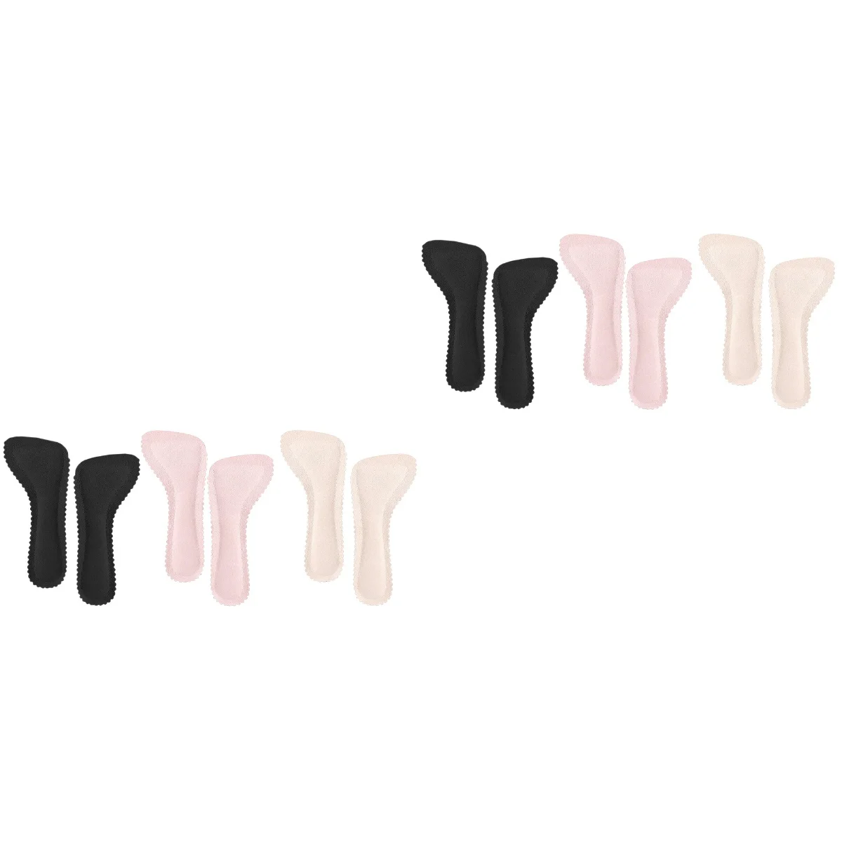 

6 Pairs High Heel Shoe Pad Sandals Capri Pad Women High Heel Insert Shoe Insoles Comfortable Inserts Boot Heels