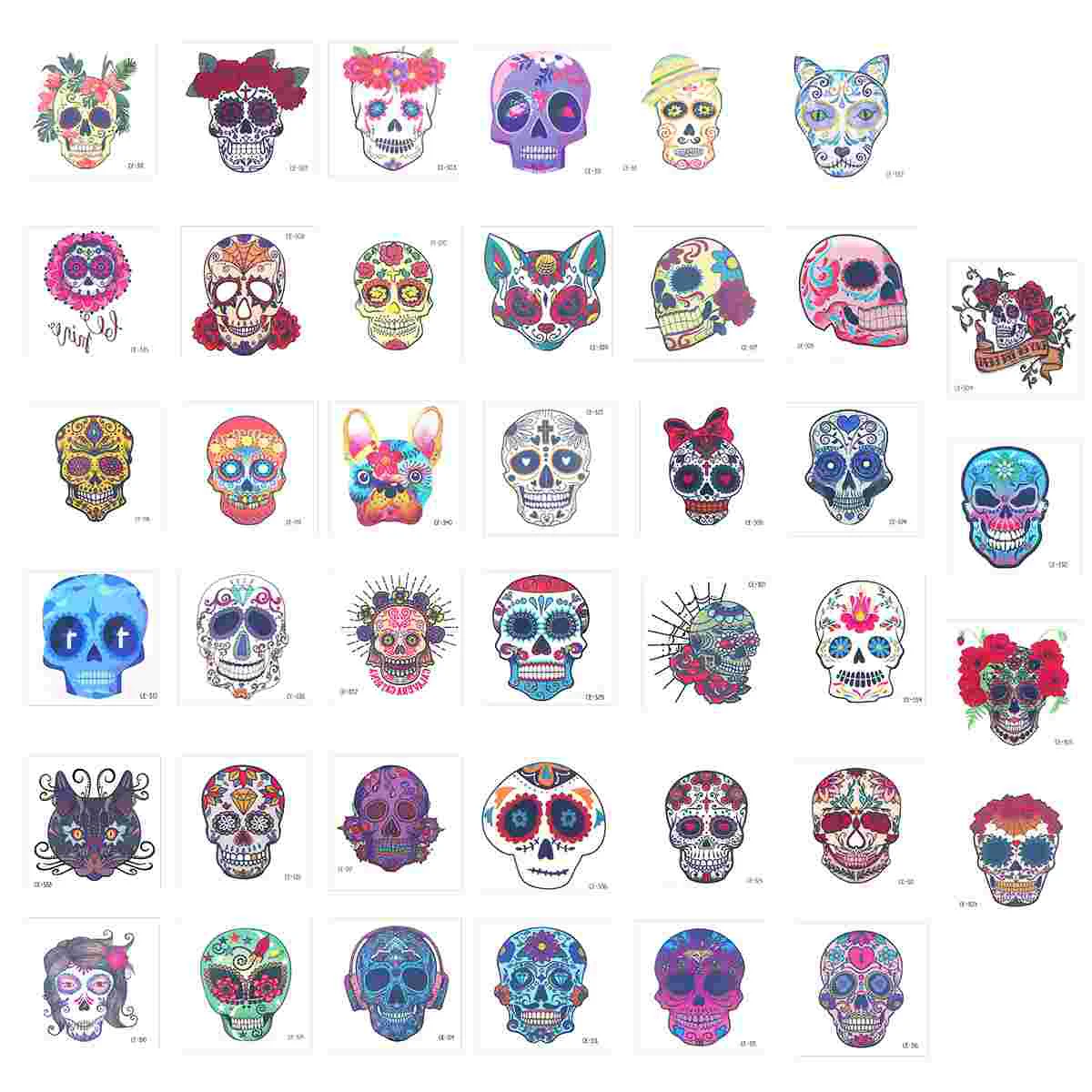 

40pcs Unique Temporary Sticker Temporary Body for Performance Masquerade