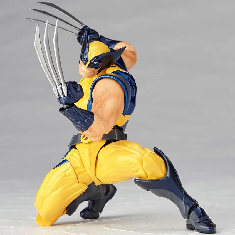 Новинка 2024 Revoltech Yamaguchi Wolverine Deadpool комическая версия экшн-фигурка модель игрушки