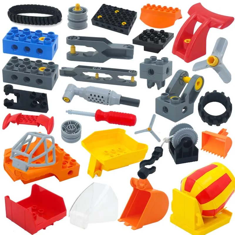 Большой конструктор аксессуары для автомобиля сборный прицеп сделай сам