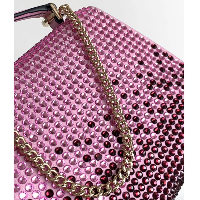 Shiny Crystal Evening Party Bag 2023 Summer Fashion Shoulder Crossbody Bag High Quality Women Diamond purse Tote Classic Handbag