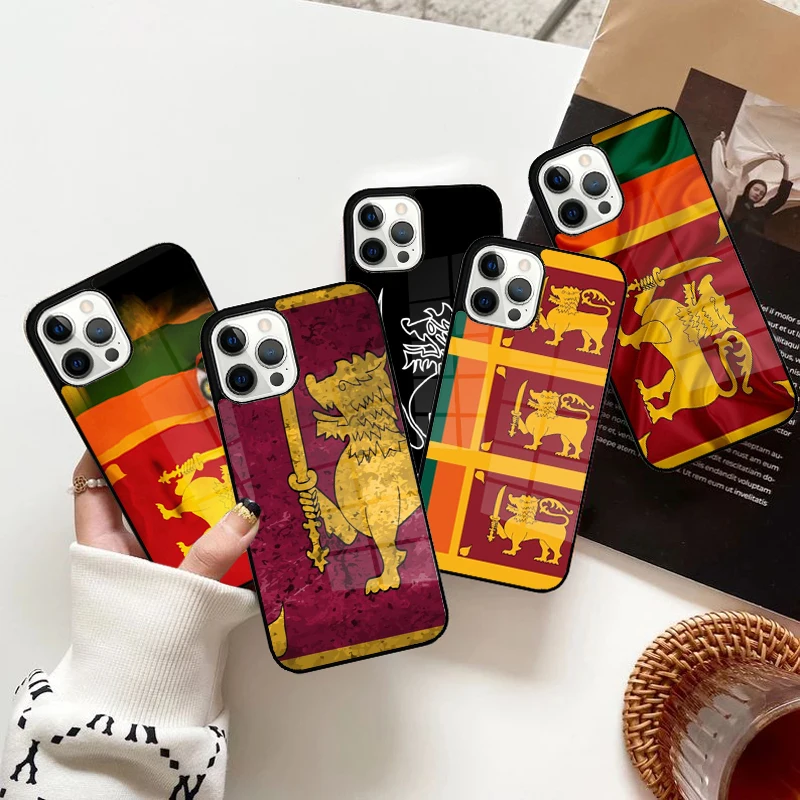Сильный магнитный чехол с флагом Шри-Ланки для iPhone 15 16 14 13 Pro Max 11 12 мини-чехол