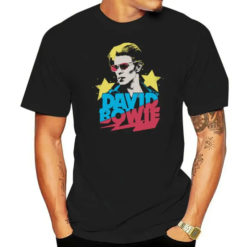 

Foshion Men's Dovid Bowie Stormon Soft T-Shirt Block