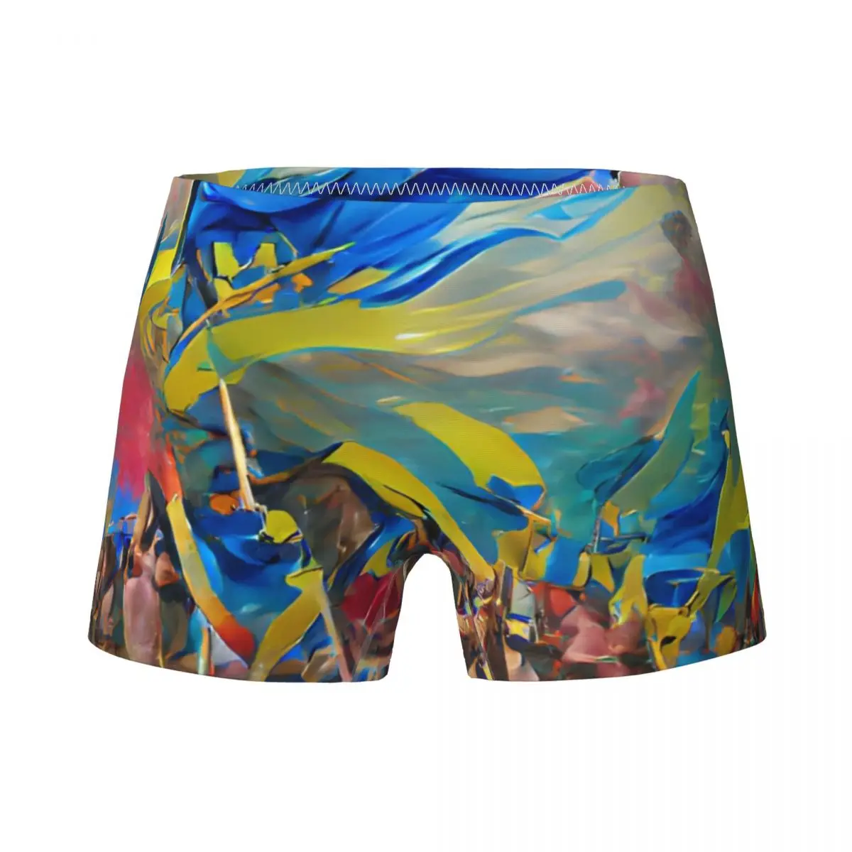 

Girls Free Ukraine Art Ukrainian Flag Boxer Child Cotton Cute Underwear Kids Teenagers Underpants Briefs For 4-15Y