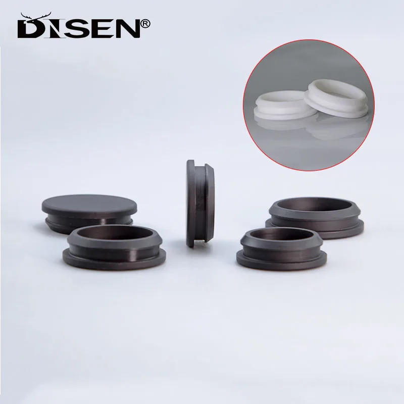 

1PC White/Black Silicone Rubber Snap-on Plug Hole Caps High TEMP Seal Stopper Gasket Plug Rubber Pad 32.6mm-50.6mm