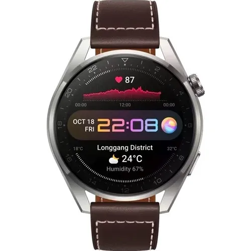 Для Huawei Watch 3 Pro коричневый-стильный дизайн-Долгое Время работы батареи-Онлайн