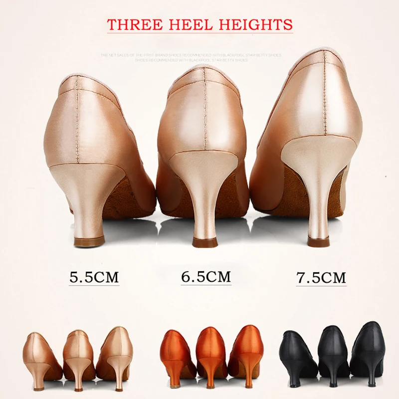 Hot Women Standard Dance Shoes Soft Outsole Modern Dance Shoes Ladies Ballroom Dance Shoes