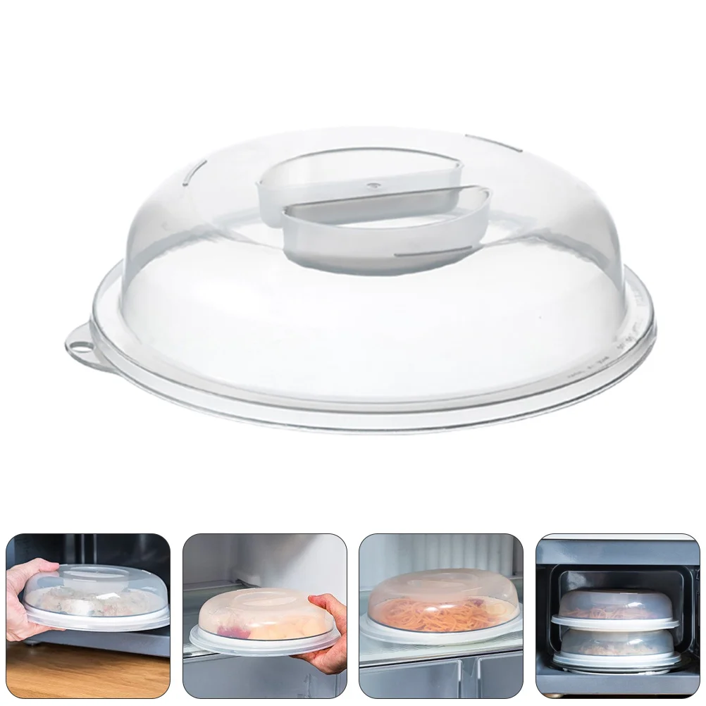 

Microwave Food Lid Heating Cover Dining Table Protector Plastic Japanese Accessories Guard Dish Splatter Shield