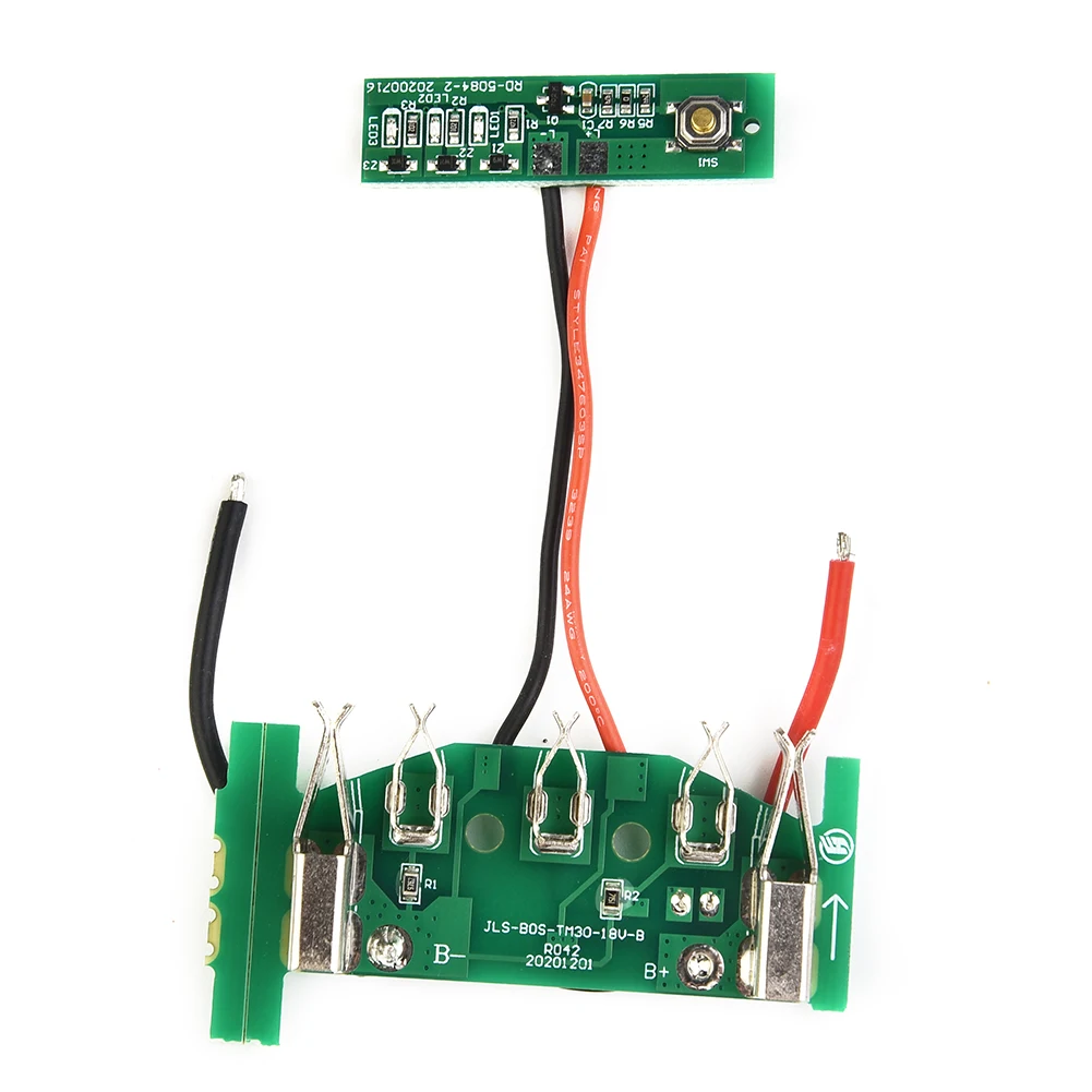 

Защитная плата PCB 1 шт., защитная печатная плата для зарядки литий-ионных аккумуляторов Bosch 18 в BAT610, для ремонта комплекта аккумуляторов