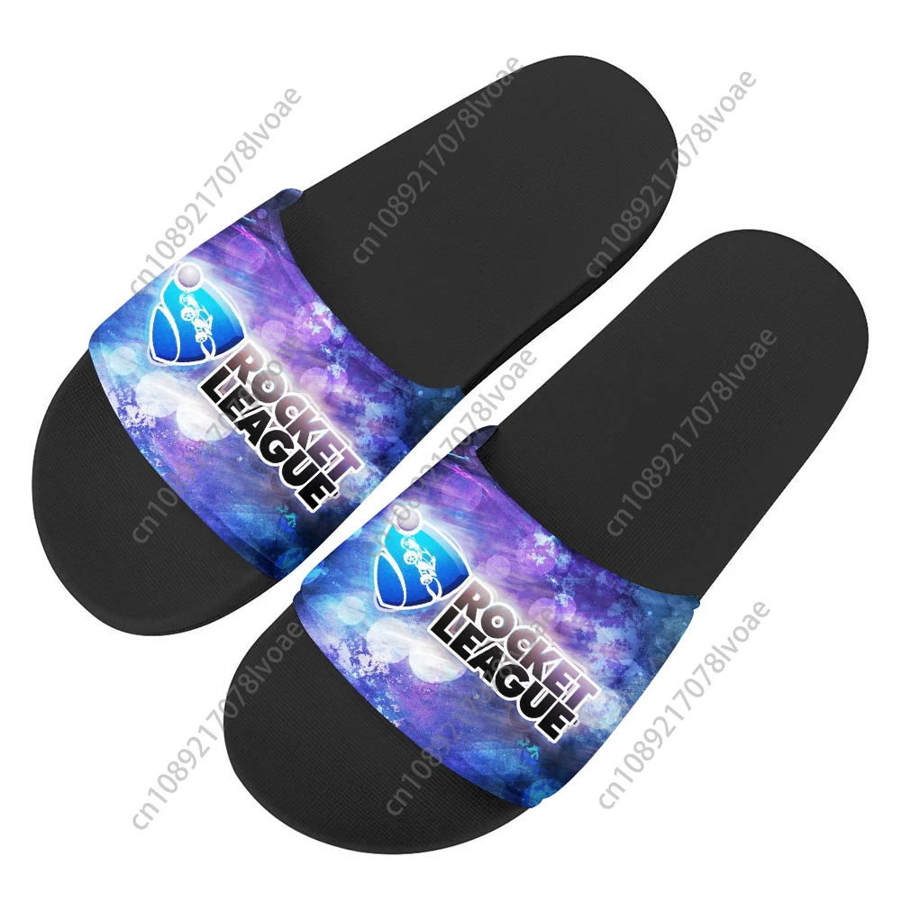 Шлепанцы из мультфильма Ракета для детей и подростков сандалии пляжа бассейна