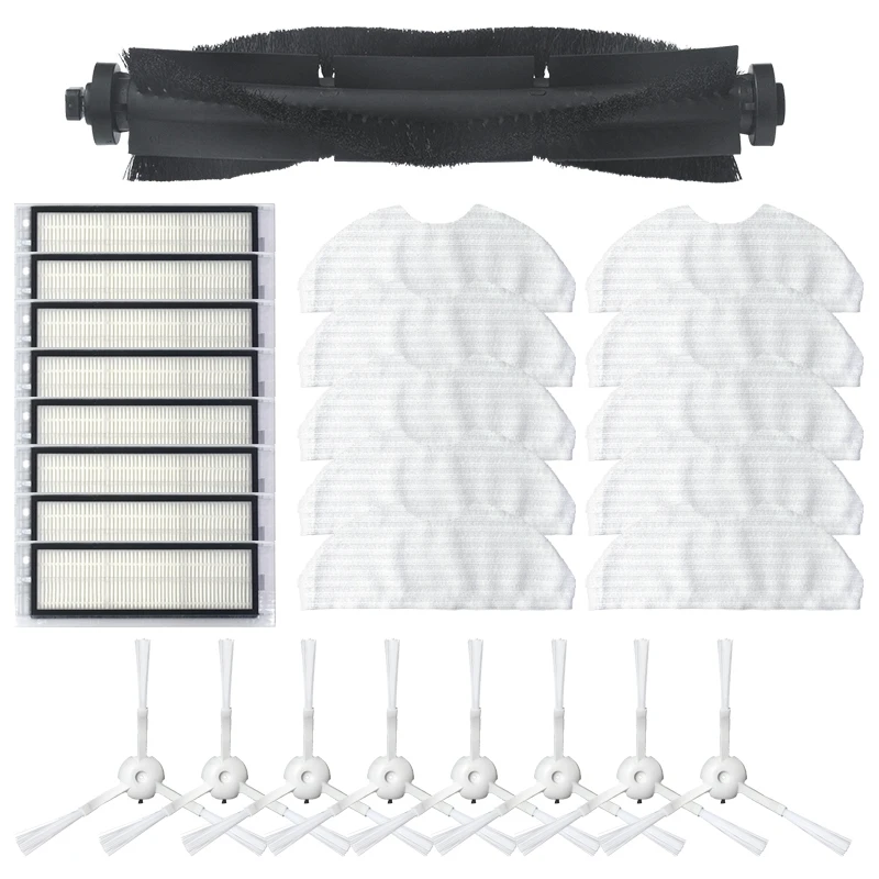 

For 360 S5 S7 Robot Vacuum Cleaner Main Brush Side Brush HEPA Filter Disposable Mop Cloth Filter Accessories