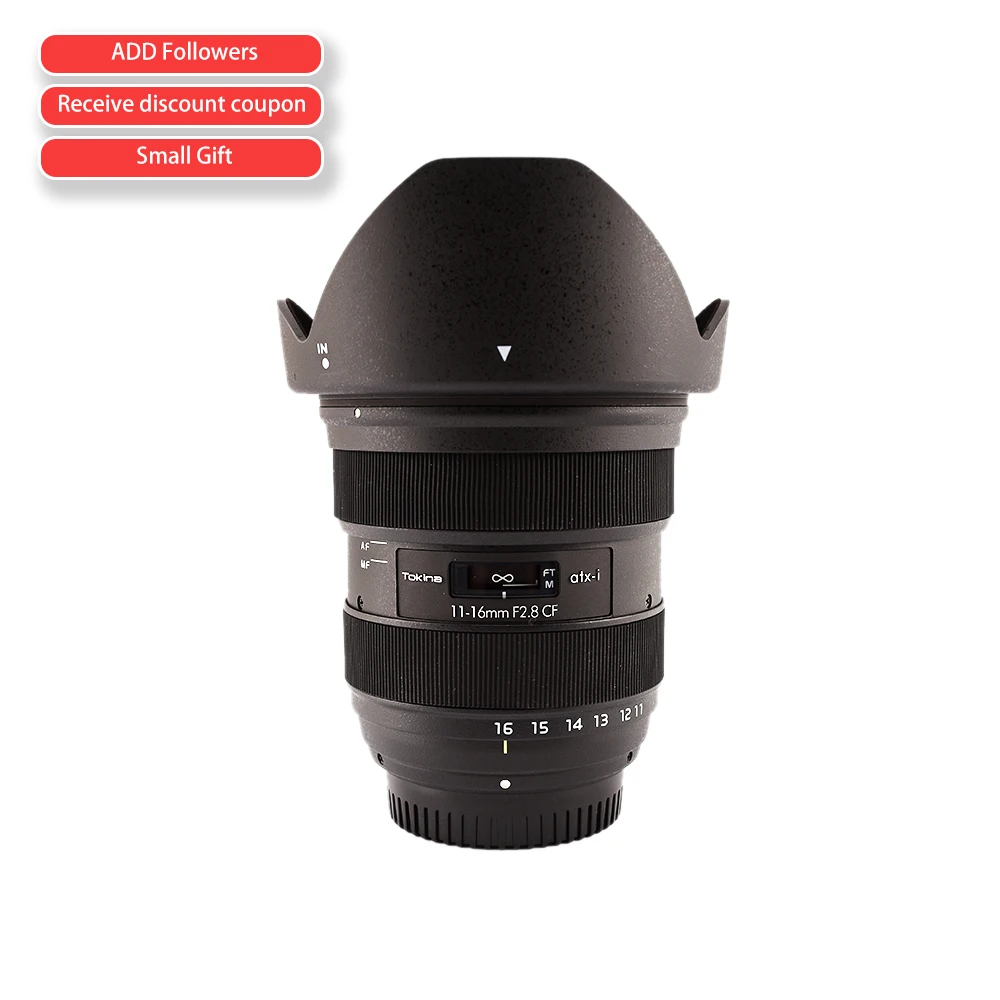

Tokina atx-i 11-16mmF2.8 wide angle zoom lens for Canon mount Nikon mount new