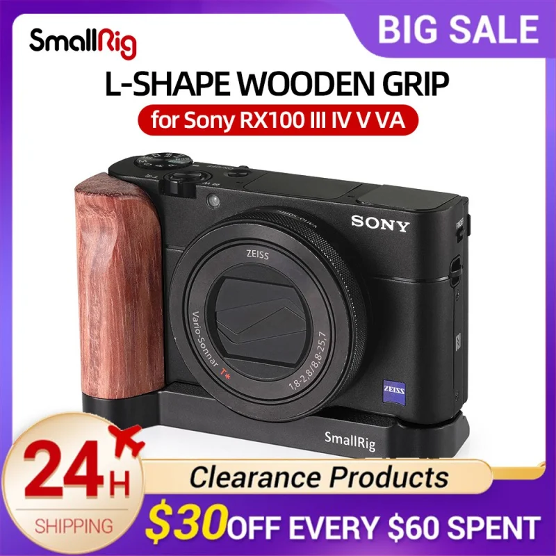 

Деревянный грипп L-образной формы SmallRig от Sony RX100 III VA 22488