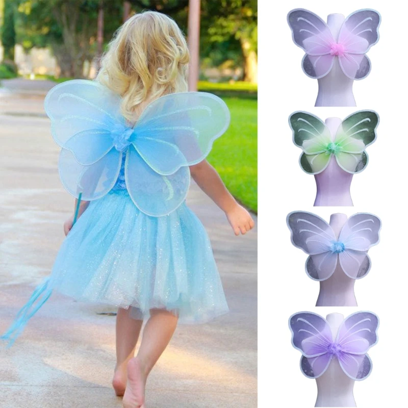 

Крылья феи одеваются крыло-бабочка-крылья феи костюмы на Хэллоуин крылья ангела принцесса костюмы для косплея реквизит