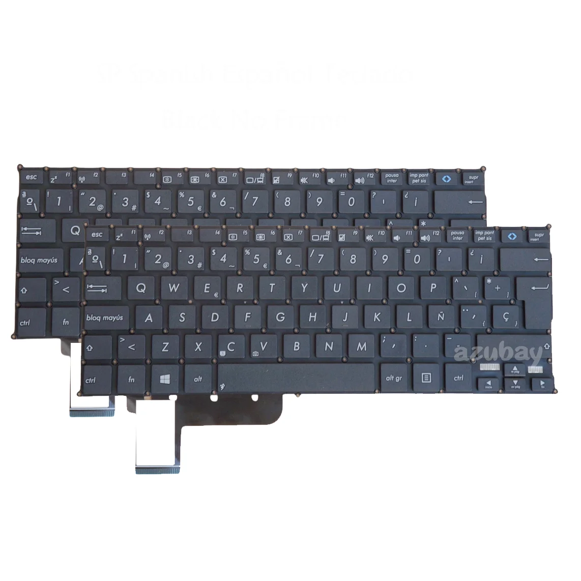 Фото Испанская клавиатура для ноутбука Asus 0Knb0-1120La00 Ex2 Aeex2L00010 9Z.N8Ksq.21E E200H E200Ha Q200 Q200E F201E F202E J200Ta R200E R201E R204Ta S200E T200Ta T300Fa Tp200Sa X202E X205T №1