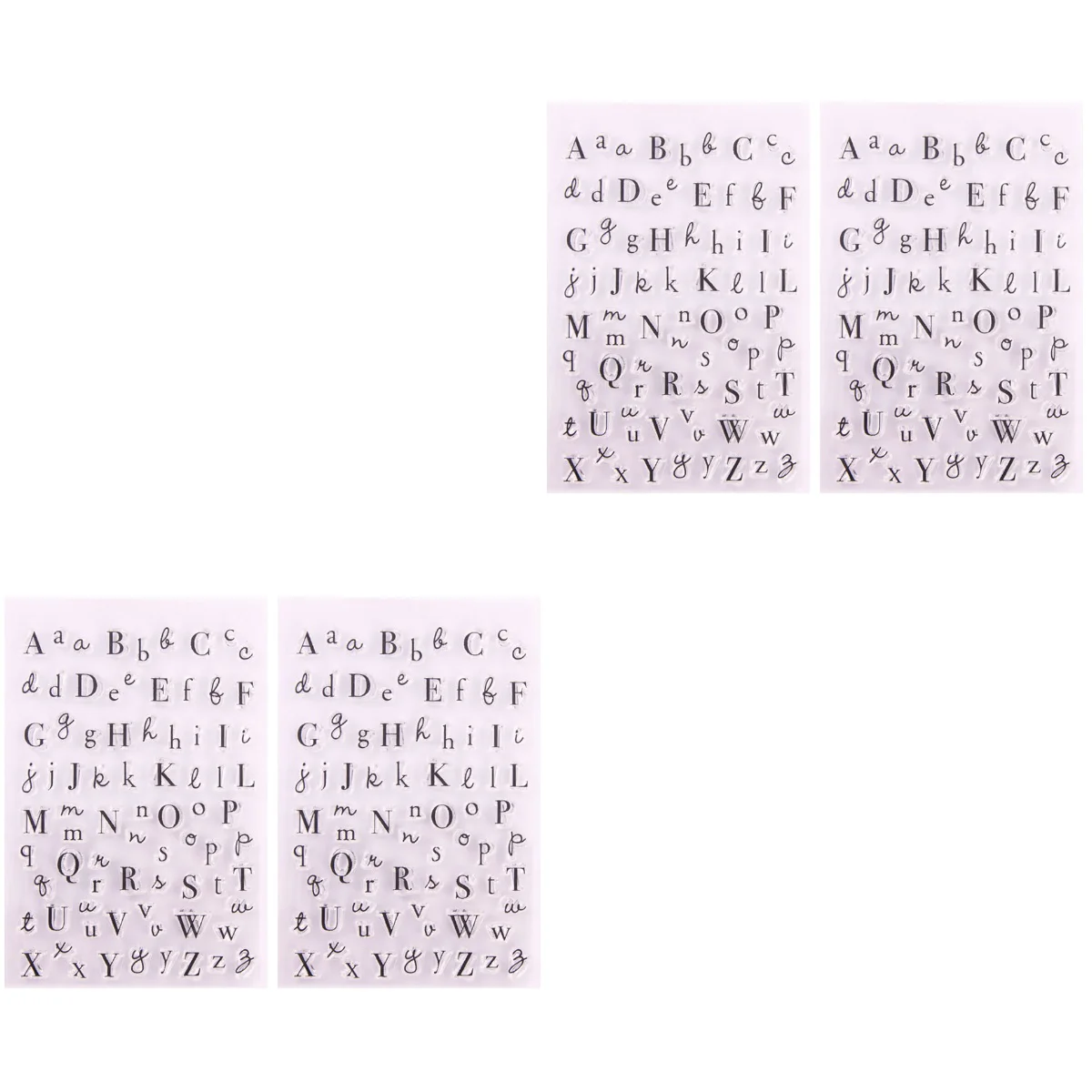 

Clear Silicone Transparent Making Stamp Tpr Letters Scrapbooking Journaling Photopolymer Craft Seal