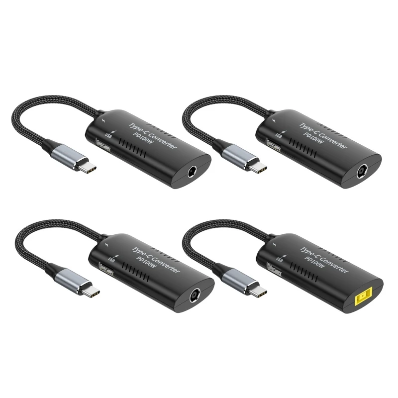 

100w DC Female to USB C Male Charger Converter Support 15w,12w Fast Charging