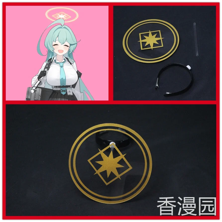 Новинка 2023 года аксессуары в стиле аниме синий архив Kuchinashi Yume Halo корона для волос