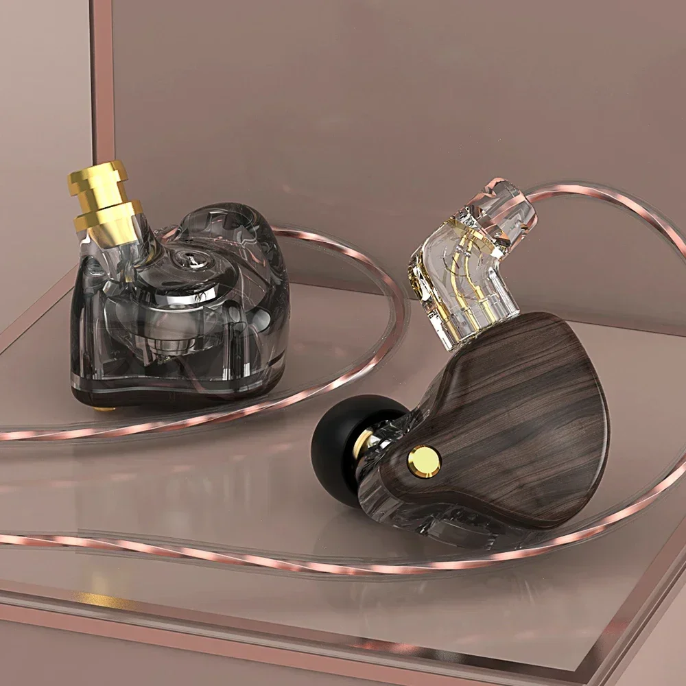 Новые классические наушники с древесным зерном полнодиапазонный динамический