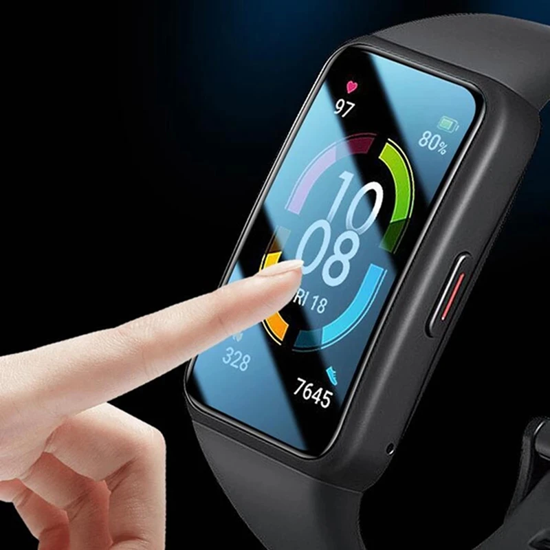 Фото Защитное стекло для смарт-часов Huawei Band 8 Band 7 6 Pro, 5 шт. №3
