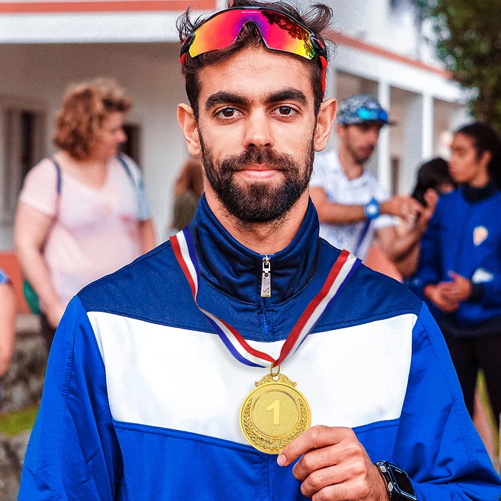 

60 Pcs Competition Number Medals Awards Golden Medals Sports Meet Winner Medals
