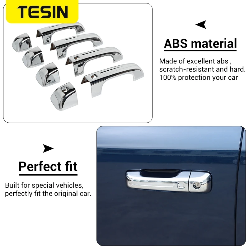 TESIN Наружная ручка двери автомобиля декоративная крышка защитная оболочка