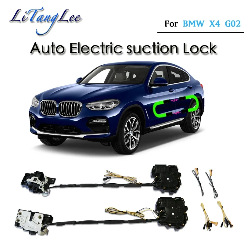 Автомобильный привод с мягким закрыванием дверной защелки автоматический