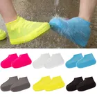 Силиконовые водонепроницаемые чехлы для обуви, многоразовые Чехлы для обуви от дождя, защита для обуви унисекс, противоскользящие накладки от дождя для дождливого дня, Новинка
