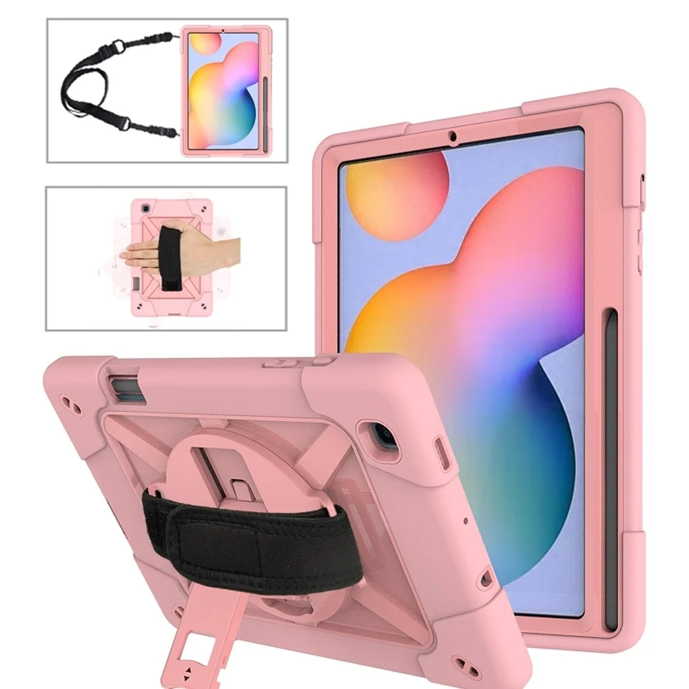 

Чехол для планшета Samsung Galaxy Tab S6 Lite 10,4 (2020) P610/P615, безопасный для детей, подставка для планшета с роботом, силиконовый Жесткий Чехол