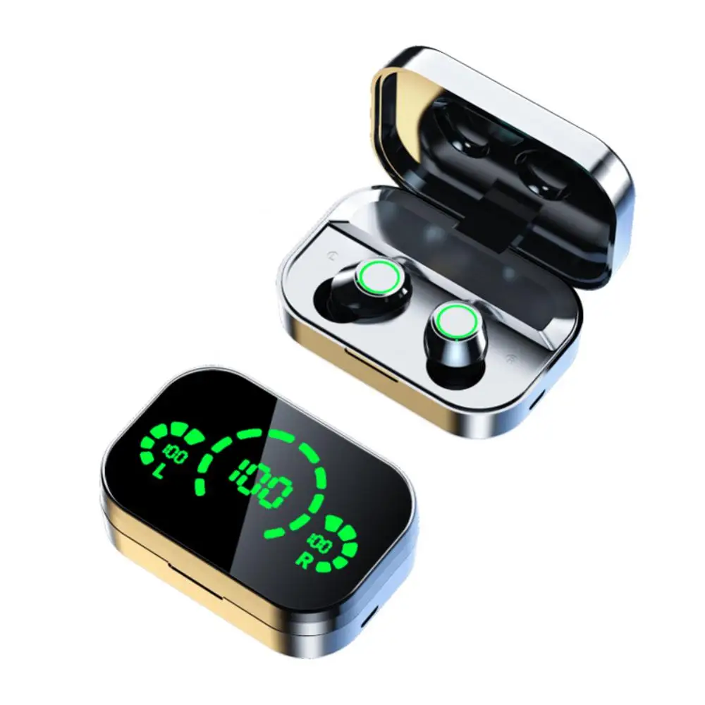 

Tws Earphone Deep Bass Earbuds Wireless Headphones Stereo Headset Wireless Headset Noise Reduction With Led Display For Xiaomi