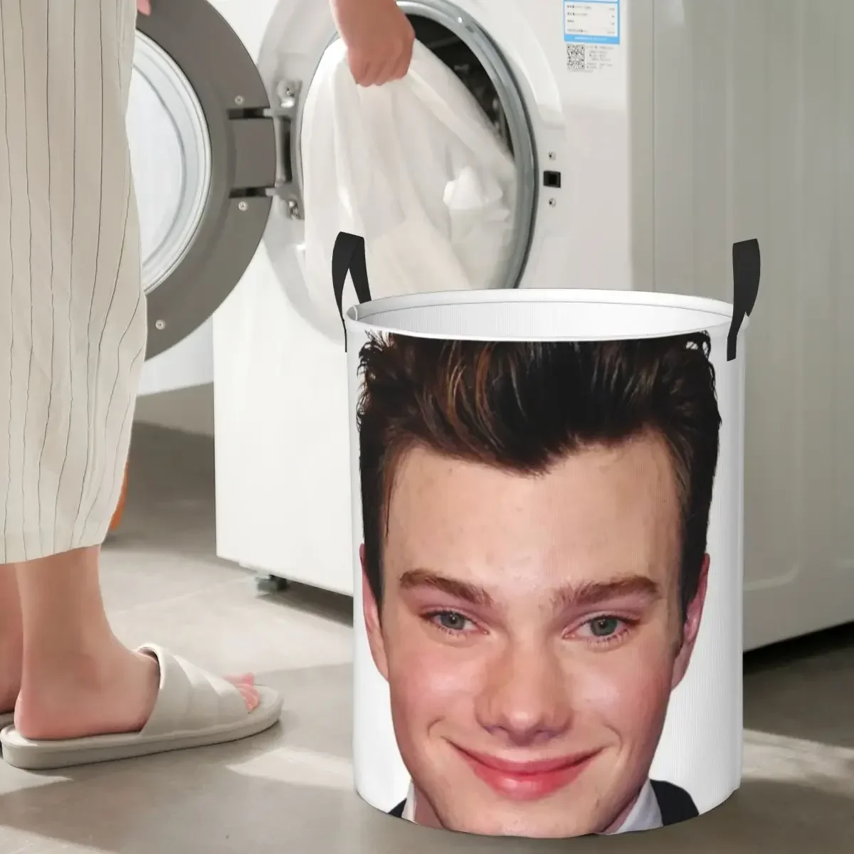 Круглая корзина KURT HUMMEL для хранения с двумя ручками отлично подходит игрушек