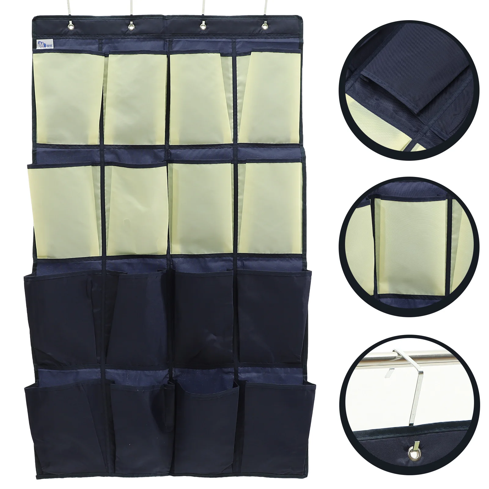 

Shoe Organizer Hanging Door Closet Over The Holder Rack Storage Pouch Socks Pockets Pouches Wall Hanger Window Snacks Pocket