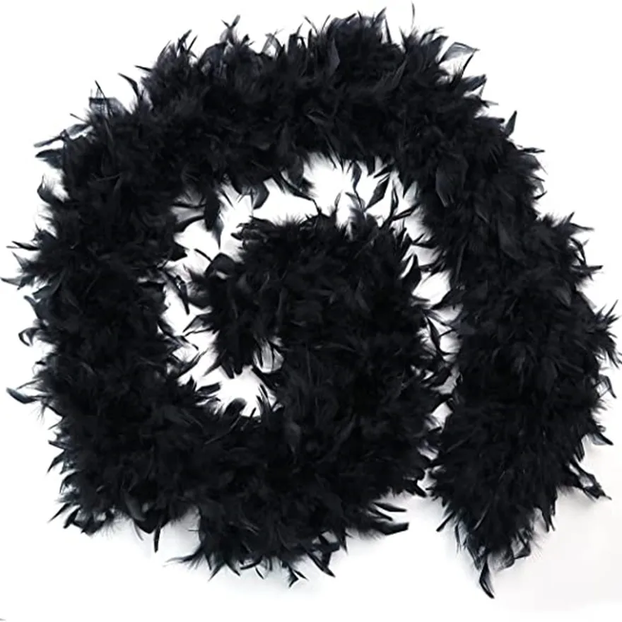 90 граммов, черная фотосессия, 2 метра перьев, боа для украшения своими руками, искусственное платье, нарядный костюм, шаль, шаль, шлейф