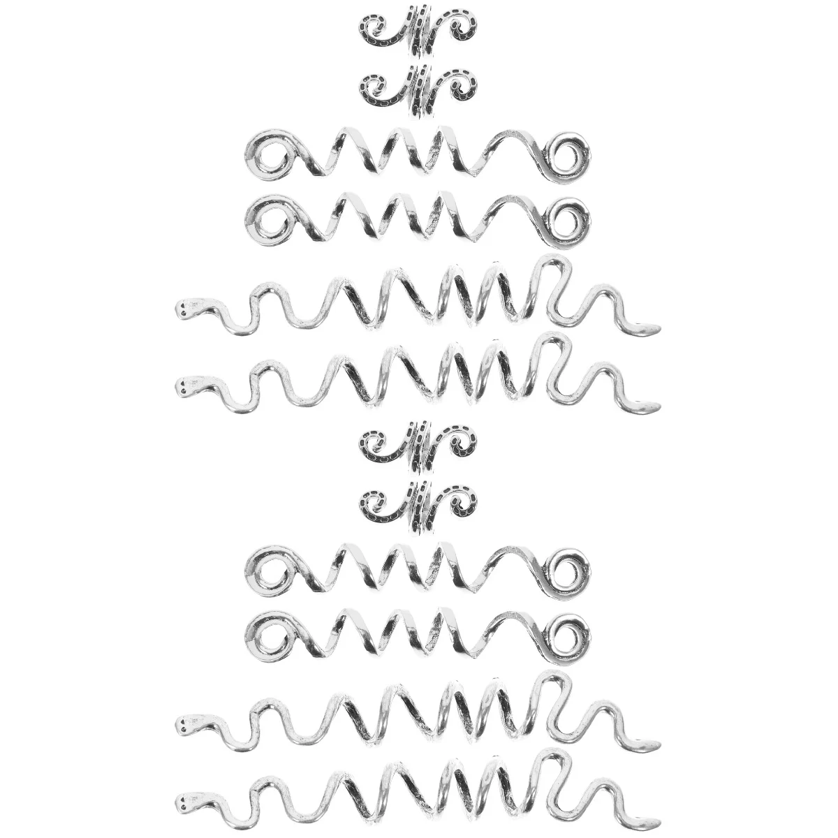 

Hair Jewelry Beads Braiding Accessories Braidpendants Charms Spirals Dreadlock Spiral Coils Viking Metal Cuffs Braids