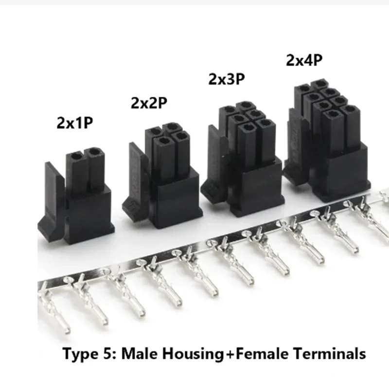 10 комплектов Micro-Fit 3 0 мм шаг разъема двухрядный 2P 4P 6P 8P-24Pin Mini 5557/43020 разъем для
