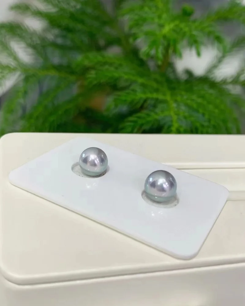 Натуральная морская вода Akoya серый жемчуг 4А высокий блеск безупречный модный