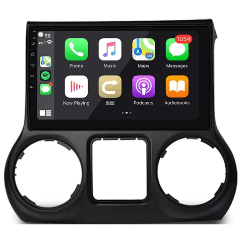 Автомобильный стереоприемник, 10,1 дюйма, Android, AM/FM, Wi-Fi, Bluetooth, GPS-навигация - изображение