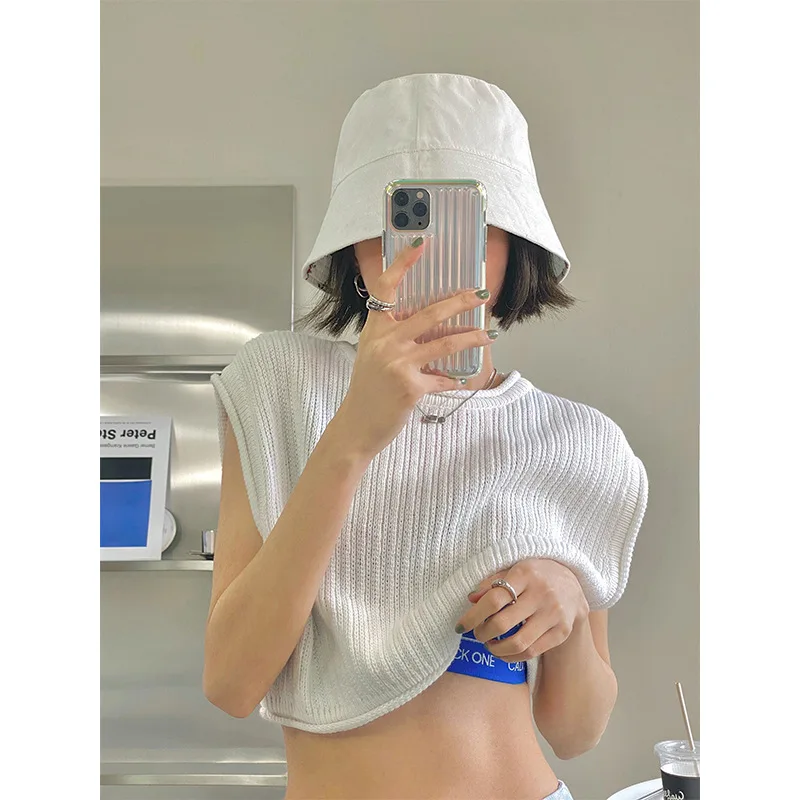 

Новые летние женские однотонные пляжные солнцезащитные спортивные топы в стиле ретро с круглым вырезом и коротким рукавом для девушек и же...