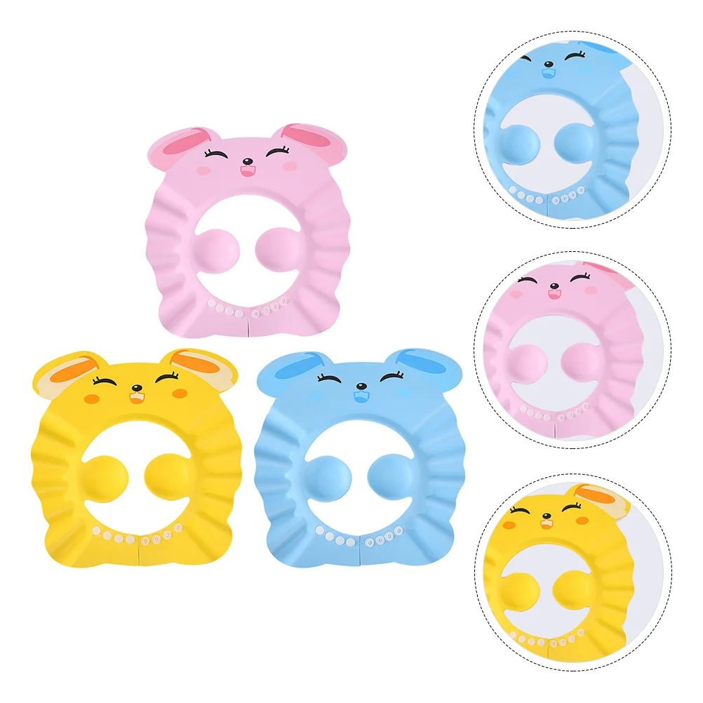 

Shampoo Cap Ear Protection Hat Waterproof Shower Safe Baby Adjustable Bath Visor Toddlers Products new born